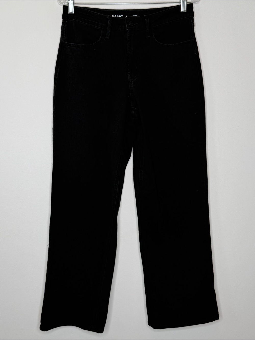 Old Navy High Rise WOW Black Wide Leg Jeans